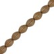 Czech Pinch beads 5x3mm Alabaster pastel amber 02010/25003